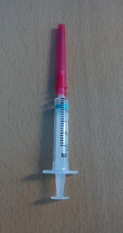 Syringe and needle