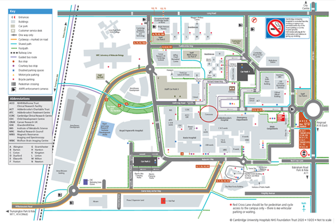 biomedical campus map