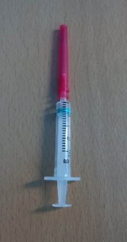 syringe and needle