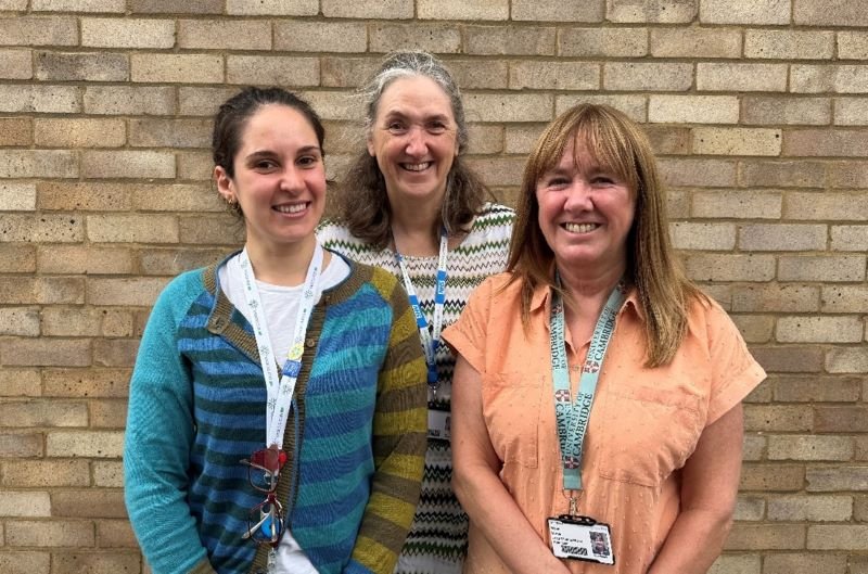 (from left) are course facilitators, specialist nurses Viola Ricci, Stella Burns and Jane Hollis 800 x 529