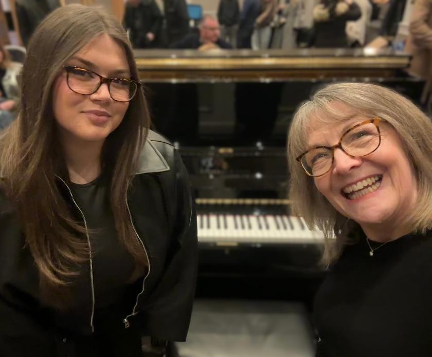 Grace Matthews with Dawn Loombe