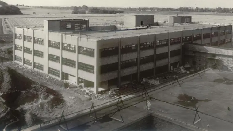Rosie Hospital during construction