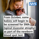 SMA screening from October 2026