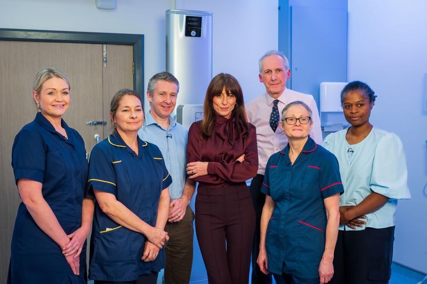 Stand up to cancer Davina and the clinicians