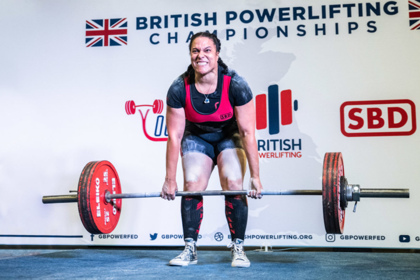 Siobhan powerlifting