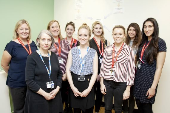 A group of our speech and language therapists