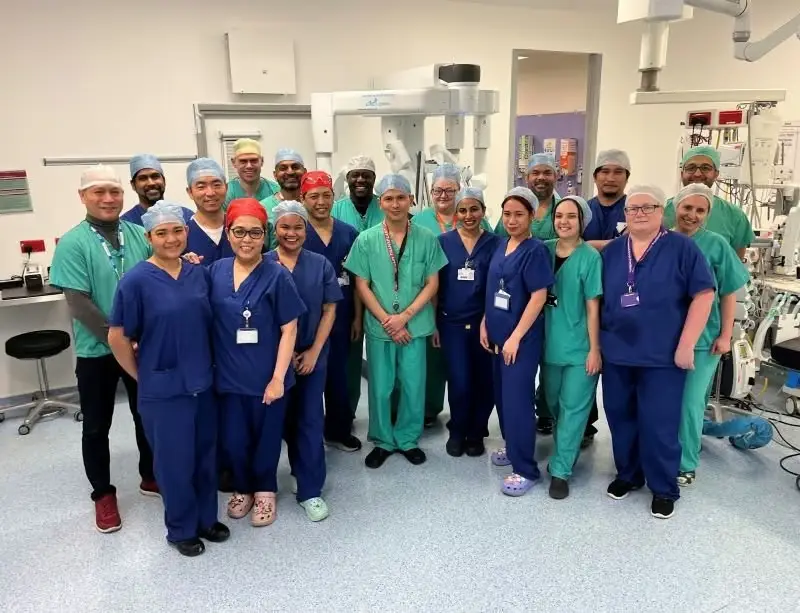 Staff involved in the surgery super sunday