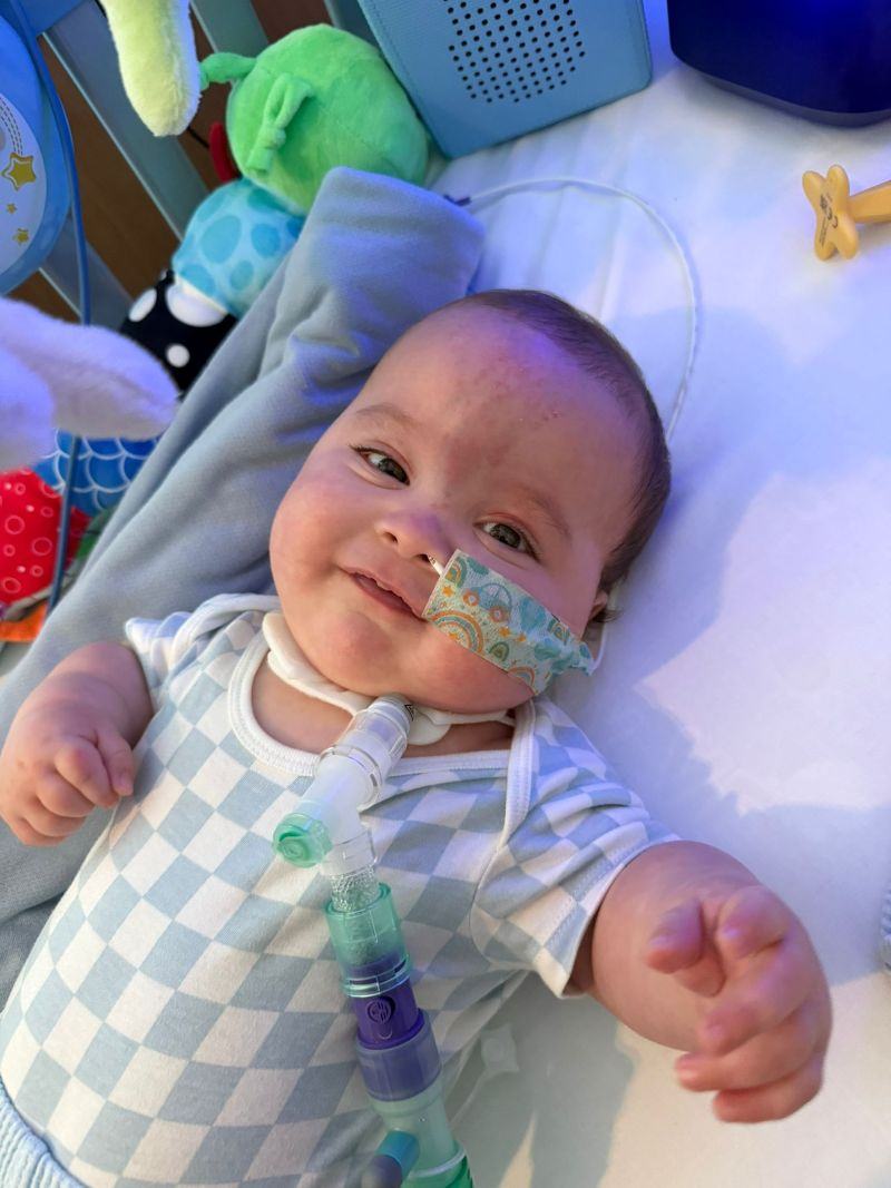 Teddy Wroe in PICU 800 x 1067