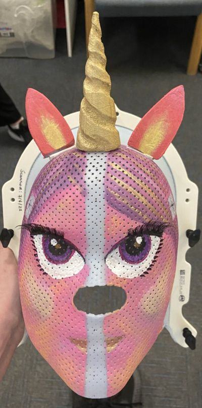 Unicorn mask 400 x 809