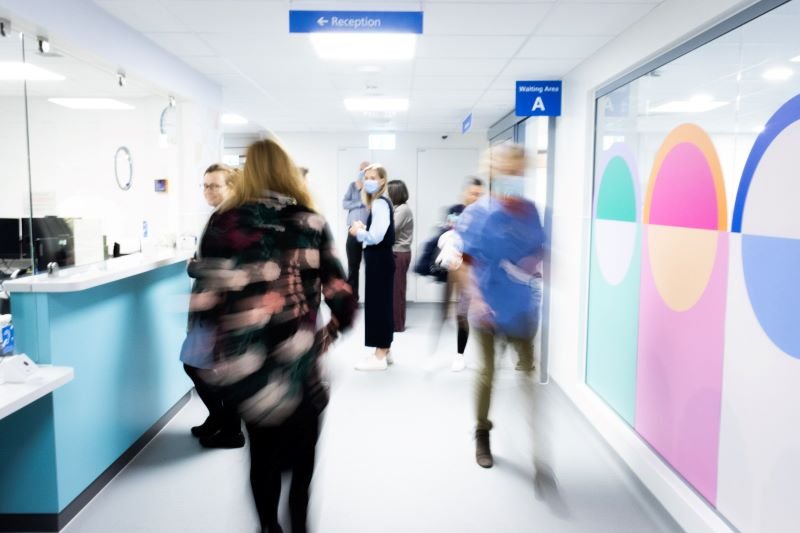 Urgent care reception