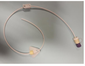 Vygon Direct Jejunal Tube: white coloured tubing