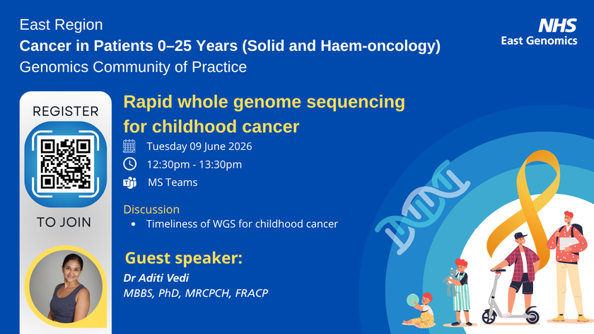East Region Cancer in patients 0-25 years (Solid & Haem-onc) CoP - 09 June 2026