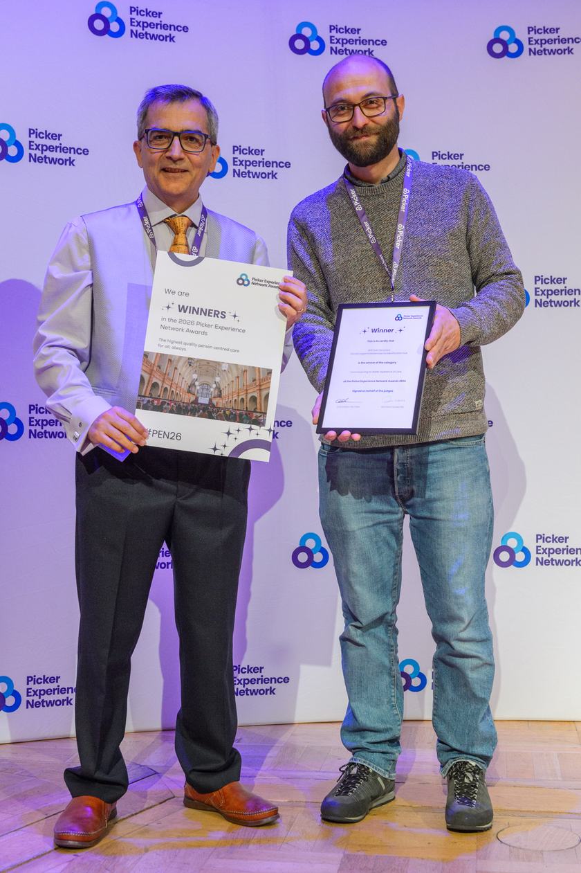 Javier Gomez and Ian Kingsbury at the PEN26 Awards