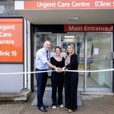 Roland Sinker, Dr Katy Ritson, Rebecca Pheby opening UCC
