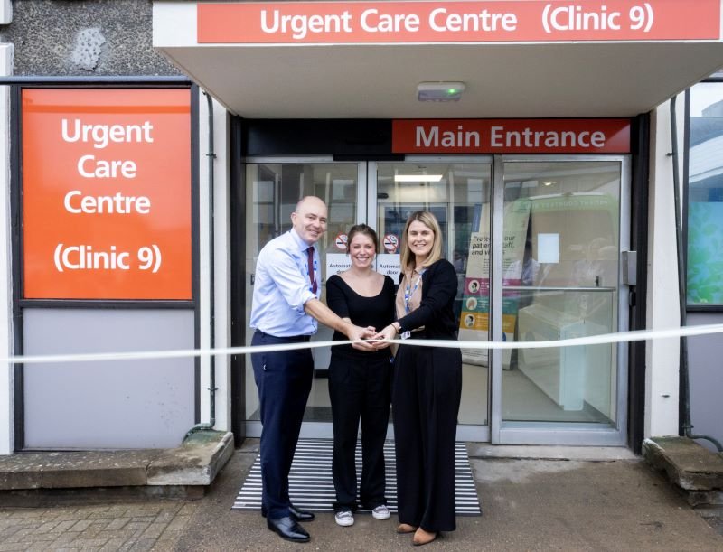 Roland Sinker, Dr Katy Ritson, Rebecca Pheby opening UCC