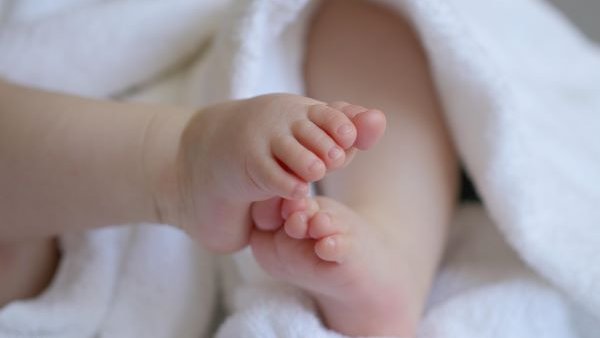 A baby's foot