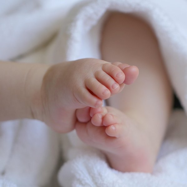 A baby's foot