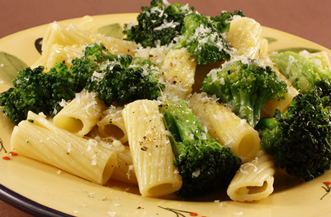 Image of some broccoli and pasta