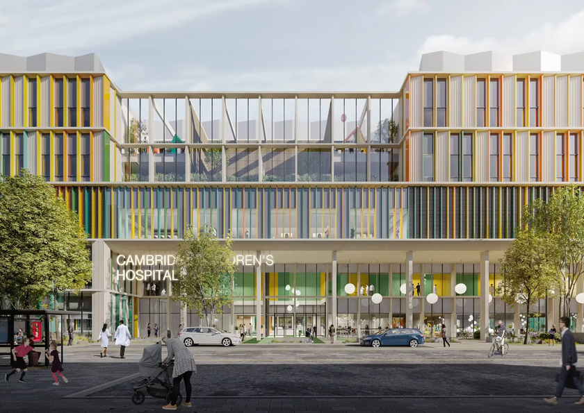 Artist's impression of new Cambridge Children's Hospital