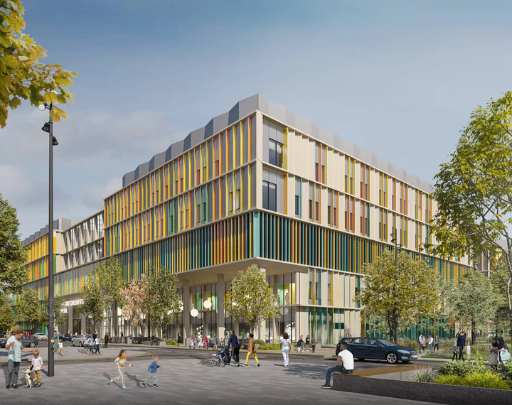 Artist's impression of Cambridge Children's Hospital