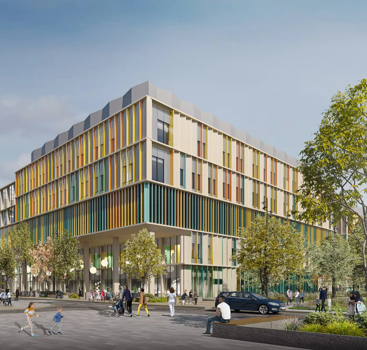 Artist's impression of Cambridge Children's Hospital