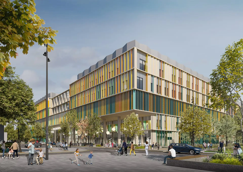 Artist's impression of Cambridge Children's Hospital