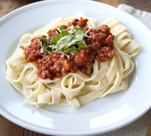 Image of pasta bolognese