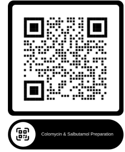 Colomycin and salbutamol preparation QR Code