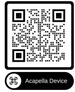 Acapella QR Code