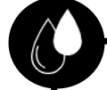 illustration of a raindrop symbol