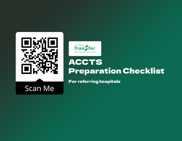 Checklist icon with ticks, the ACCTS logo and the words ACCTS Pre-transfer checklist.