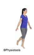 Illustration of a person standing on their right leg