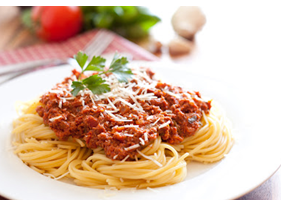 Image of spaghetti bolognaise