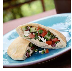 Image of a stuffed pitta