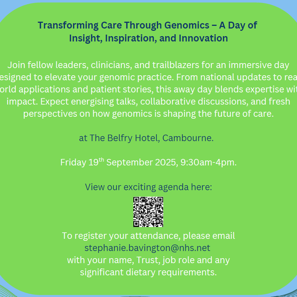 EoE Cancer Alliance event 19 Sep 2025